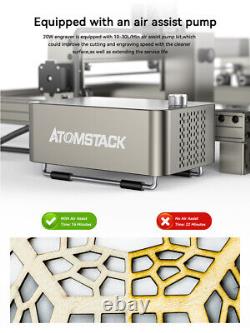 ATOMSTACK S20 Pro 20W Laser Engraver Engraving Cutting Machine + Honeycomb Board