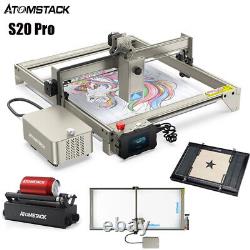 ATOMSTACK S20 Pro Laser Engraver 20W Engraving Cutting +R3 Pro Roller +Extension