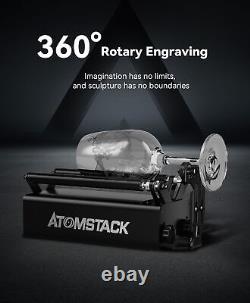 ATOMSTACK S20 Pro Laser Engraver 20W Engraving Cutting +R3 Pro Roller +Honeycomb