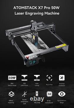 ATOMSTACK X7 Pro Desktop DIY Laser Engraver Engraving Cutting Machine 410x400mm