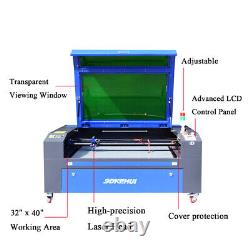 Autofocus 100W CO2 Laser Cutting Laser Cutter Engraver Machine + Rotary Axis