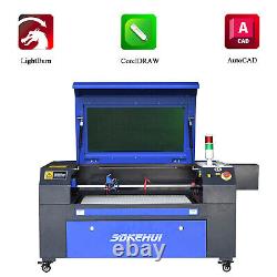 Autofocus 80W 20x28 Co2 Laser Engraving Engraver Cutter Cutting Machine Ruida