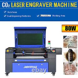 Autofocus Laser 80W Co2 Laser Engraver Engraving 700x500mm Laser Cutting Machine