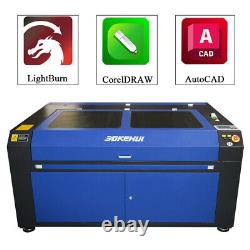 Autofocus Laser Engraver Cutter 130W Co2 Laser Engraving Cutting Machine 55x35in