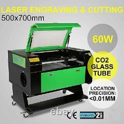 Brand New 60W USB Laser Engraving Cutting Machine 700x500mm Engraver Wood great