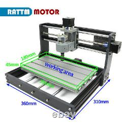 CNC 3018 PRO GRBL DIY CNC Router Engraver Laser Machine Cut Wood/PCB/PVC Milling