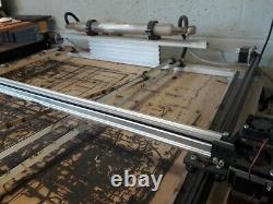 CNC Laser Engraver Cutter 95x85cm cutting area 40W inc compressor fans PC
