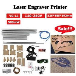 CNC Laser Engraver Cutter Metal Marking Wood Cutting Machine Kit VG-L3 110V-240V