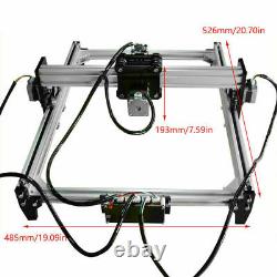 CNC Laser Engraving Printer 110-240V Metal Marking Wood Cutting Machine DIY Kit