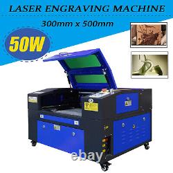 CO2 Laser Engraver Engraving Machine Cutter 50x30cm LCD Panel USB 50W