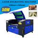 Co2 Laser Engraver Engraving Machine Cutter 50x30cm Lcd Panel Usb 50w