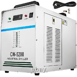 CW-5200 Industrial Water Chiller Cooler CO2 Laser Engraving Cutting Machine