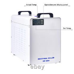 CW-5200 Industry Water Chiller for CO2 Laser Engraving Cutting Machine 9L Tank