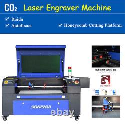 Co2 Laser Autofocus 80W 500X700MM Engraver Machine Laser Engraving Cutting Ruida