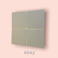 Coloured Gloss Square Acrylic Crafting Mosaic/Wall Tiles, Many Colours & Sizes