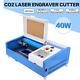 Corel Draw 40w Co2 Laser Engraver Engraving Machine 30x20cm Cutting Machine Uk