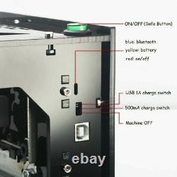 DK-BL 3000mW Bluetooth Laser Engraver Cutting Engraving Carving Machine Printer