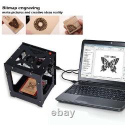 DK-BL DIY 1500mW USB Laser Engraver Printer Cutter Engraving Cutting Machine IS