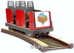 Detailed model of Cedar Point Mean Streak Roller Coaster Laser Engraved & Cut