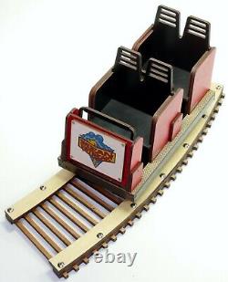 Detailed model of Cedar Point Mean Streak Roller Coaster Laser Engraved & Cut