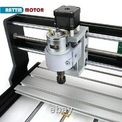 EU3 Axis USB 3018Pro ER11 DIY CNC Laser Router Wood Engraving PVC PCB cutting