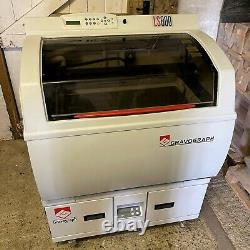 Gravograph LS800 Laser Cutting Cutter / Engraving Machine + Air Filter Base