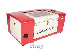 HPC LASER LS3040 50W CO2 DESKTOP LASER ENGRAVING & CUTTING MACHINE 400x300 RUIDA