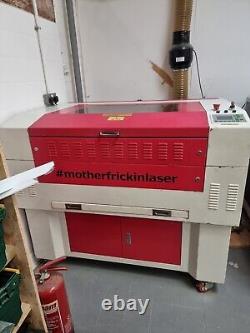 HPC LASER LS6090 60W CO2 LASER CUTTER ENGRAVING & CUTTING MACHINE 600x900 RUIDA