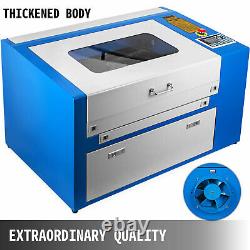 High Precise 50W CO2 Laser Engraving Cutting Machine Engraver Cutter 30000mm/min