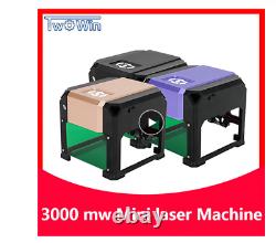 INSMA 3000MW USB Laser Engraving Cutting Machine DIY Logo Printer