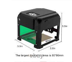 INSMA 3000MW USB Laser Engraving Cutting Machine DIY Logo Printer