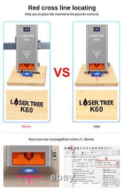 K60 LASER TREE 60W High Power Laser Cutting Head for DIY Laser Engraver Machine