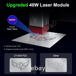 LASER TREE 40W Laser Module, 23mm Fixed Focus Balance Engraving and Cutting Head