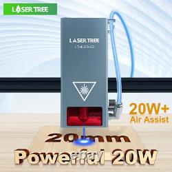 LASER TREE Laser Module Head 20W Optical Power for Laser DIY Cutting Engraving