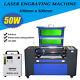 Laser 50w Co2 Laser Engraving Cutting Cutter 20x12in & Cw3000 Water Chiller
