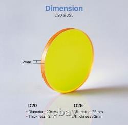 Laser Beam Combiner Lens Dia 20-25mm For Co2 Laser Engraving Cutting Machine