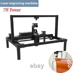Laser Engraving Cutting Machine 7W Laser Printer For Logo Carving wood/Leather