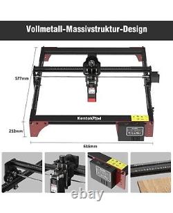 Laser Engraving Machine, 50 W CNC Laser Engraver, 400 x 400 mm High Power USE