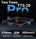 Laser Machine Tts-20 Pro 20w Laser 130w Input Power Honeycomb + Airpump + Rotary
