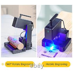 LaserPecker 2 Laser Engraver Laser Engraving Machine with Roller/Box/Cutting Plate