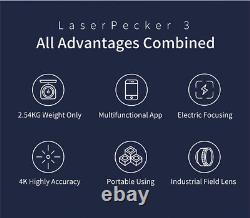 LaserPecker 3 Suit Laser Engraver Engraving Cutting Machine 48000mm/min + Roller