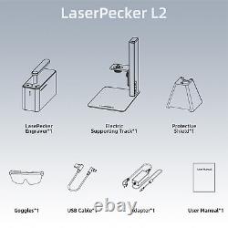 LaserPecker L2 60W Laser Engraver Cutter DIY Engraving Cutting Machine 4''4