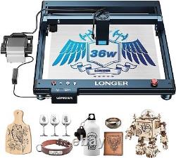 Longer Laser B1 36W Laser Engraver 36000mm/min Engraving Cutting Machine 45x44cm