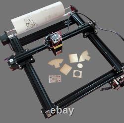 Metal Engrave Cylindrical CAD Laser Engraving Cutting Machine Printer 7W A Axis