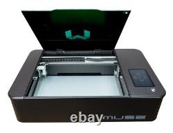 Muse 40W CO2 Laser Cutting & Engraving Machine, 20x12, Metal Case, US Software
