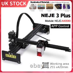 NEJE 3 Plus A40640 DIY Laser Engraver 255X420mm Cutter Laser Cutting Machine