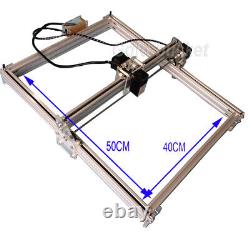NO VAT DIY 2500mW Mini Laser Engraving Cutting Machine 40X50CM DIY Image Printer