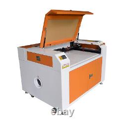 New 100W CO2 Laser Engraver 90x60CM Engraving Cutting Machine Cutter with Wheels
