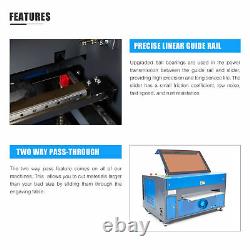 OMTech 60W CO2 Laser Engraver Cutting Machine 600400mm with LightBurn Software