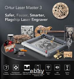 ORTUR Laser Master 3 + 24V LU2-10A 10W Laser Engraver Engraving Cutting Machine